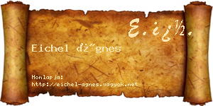 Eichel Ágnes névjegykártya